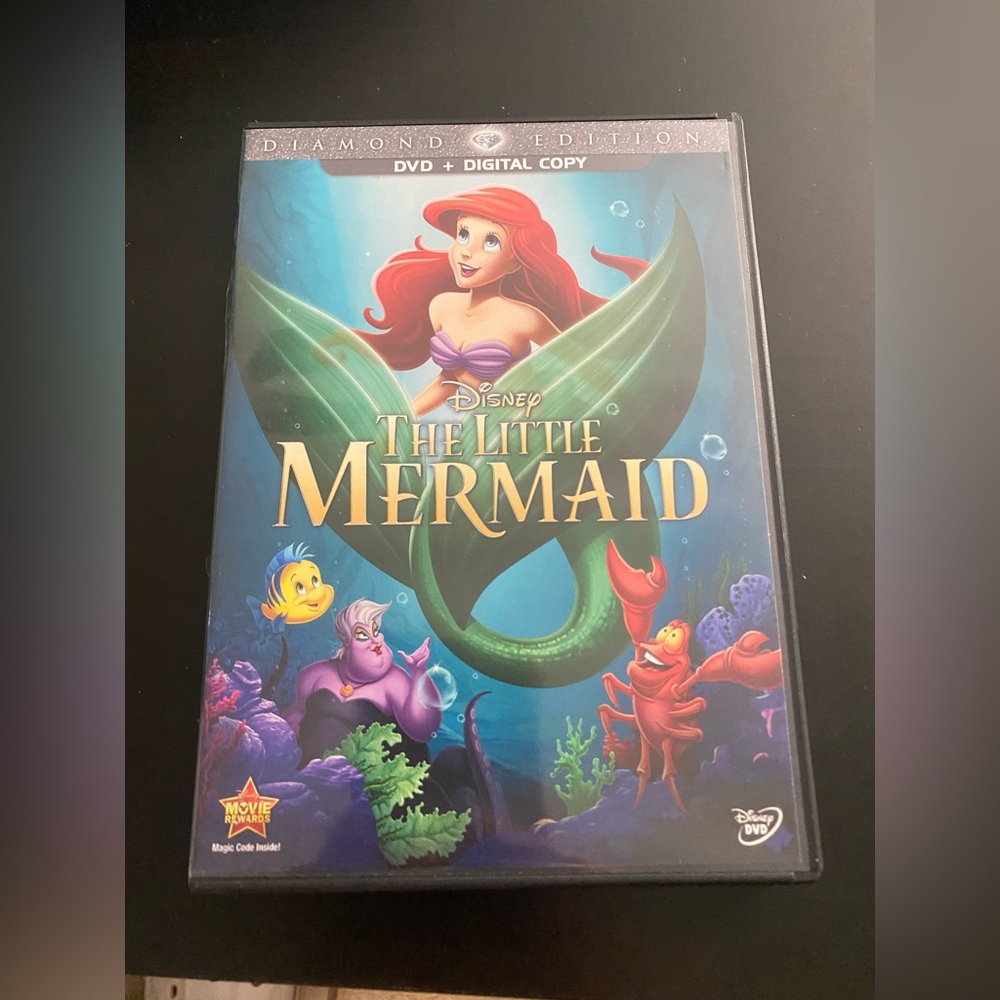 7 Disney Animated Movie DVD Lot Cinderella Bambi Frozen Little Mermaid Monsters - Picture 12 of 16